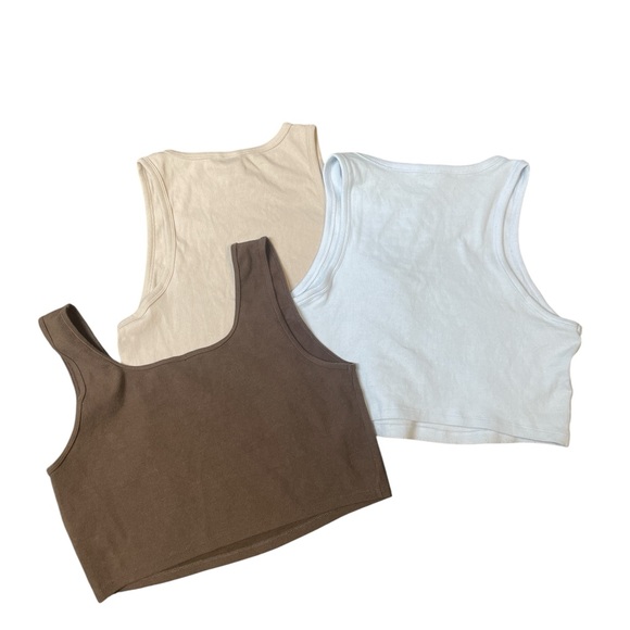 H&M  Ribbed Crop Top Bundle - Picture 4 of 5